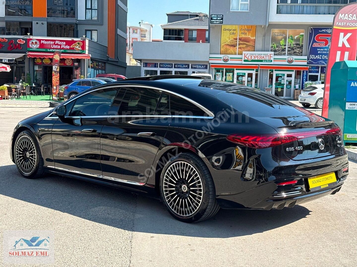 Galeriden Mercedes - Benz EQS 450+ 2024 Model Isparta 37.000 km Siyah 2