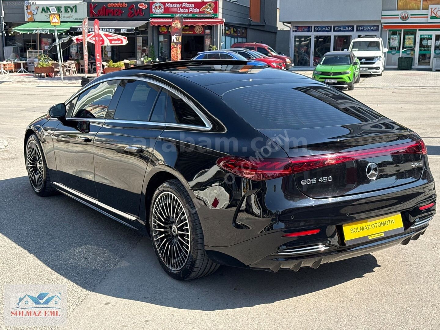 Galeriden Mercedes - Benz EQS 450+ 2024 Model Isparta 37.000 km Siyah 5
