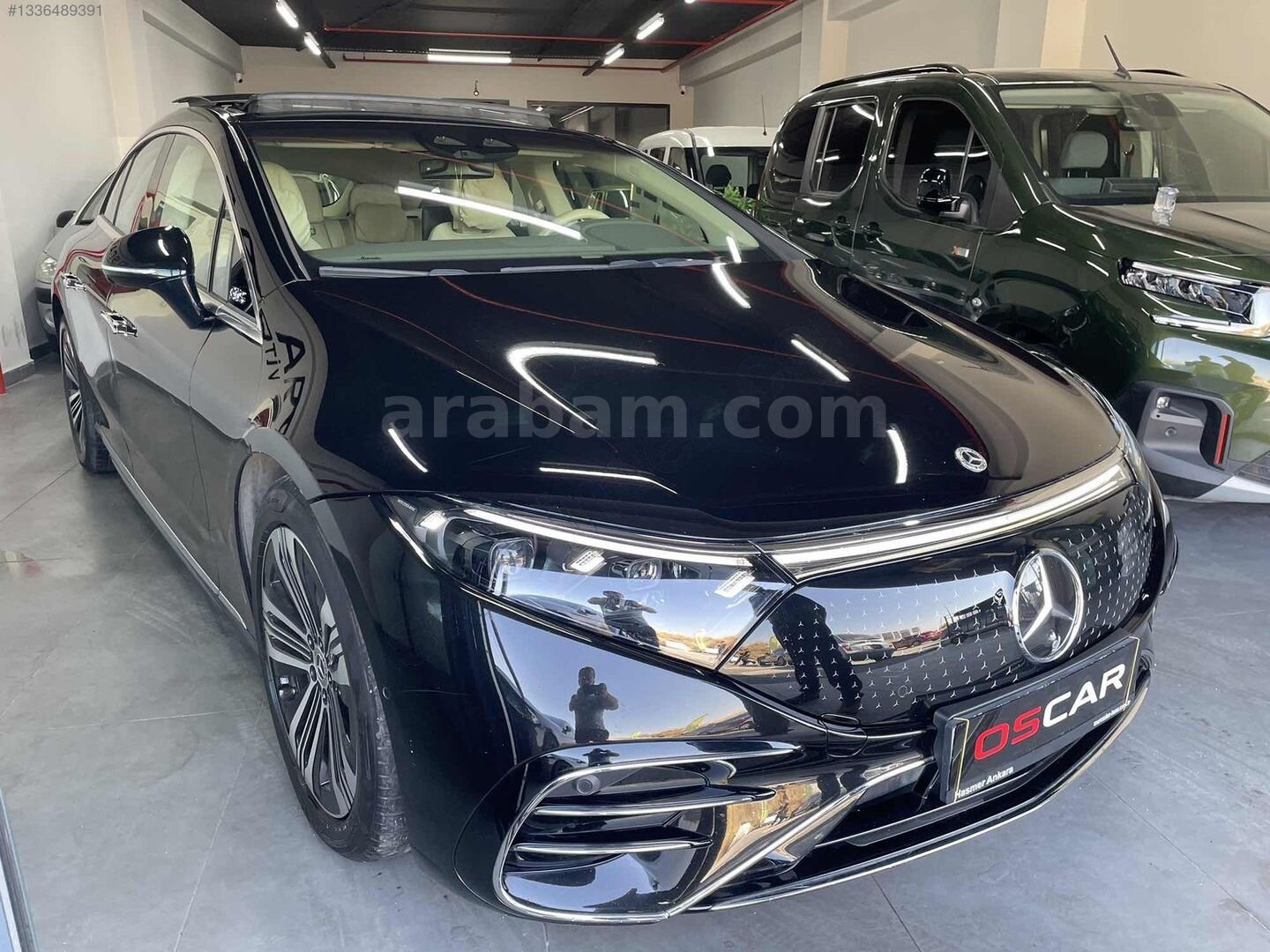 Galeriden Mercedes - Benz EQS 450+ 2024 Model Ankara 39.000 km Siyah 5