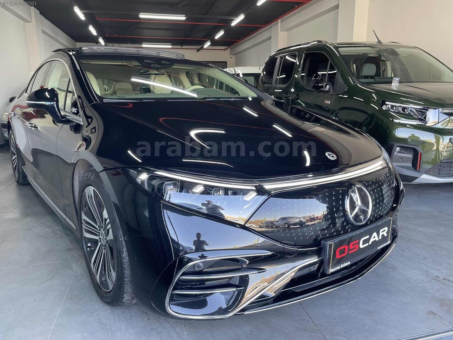 Galeriden Mercedes - Benz EQS 450+ 2024 Model Ankara 39.000 km Siyah 2