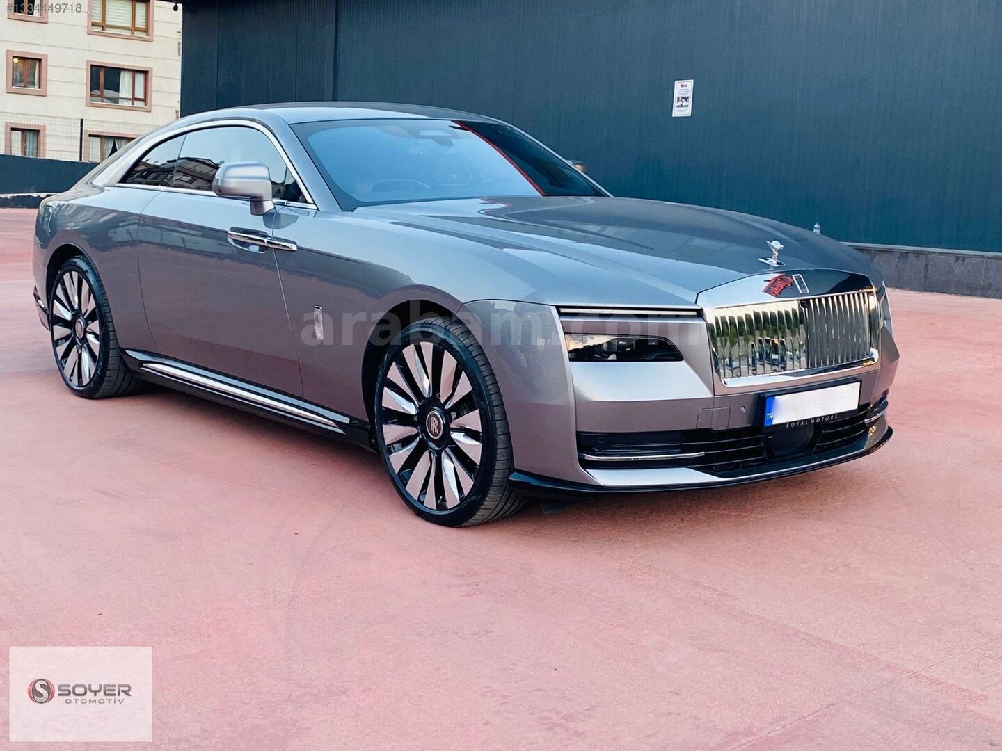 Galeriden Rolls-Royce Spectre Coupe 2024 Model Ankara 6.001 km Gri 3