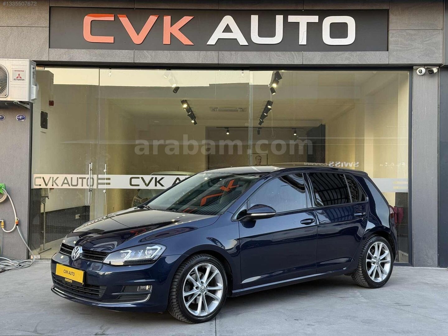 2014 VW GOLF 7 EXTRALI/ LACİVERT İÇİ BEJ/ KUSURSUZ MASRAFSIZ 4