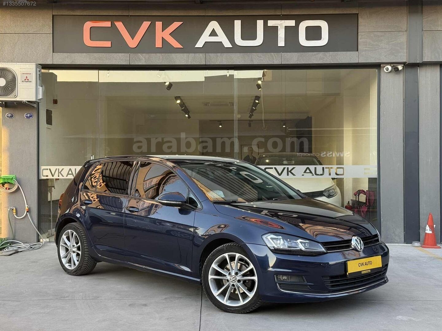 2014 VW GOLF 7 EXTRALI/ LACİVERT İÇİ BEJ/ KUSURSUZ MASRAFSIZ 1