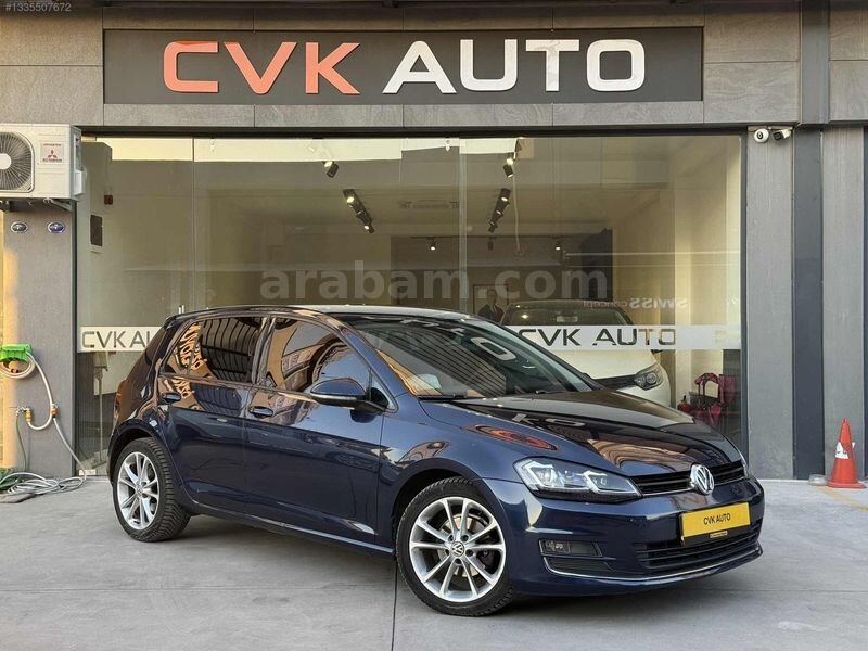 2014 VW GOLF 7 EXTRALI/ LACİVERT İÇİ BEJ/ KUSURSUZ MASRAFSIZ