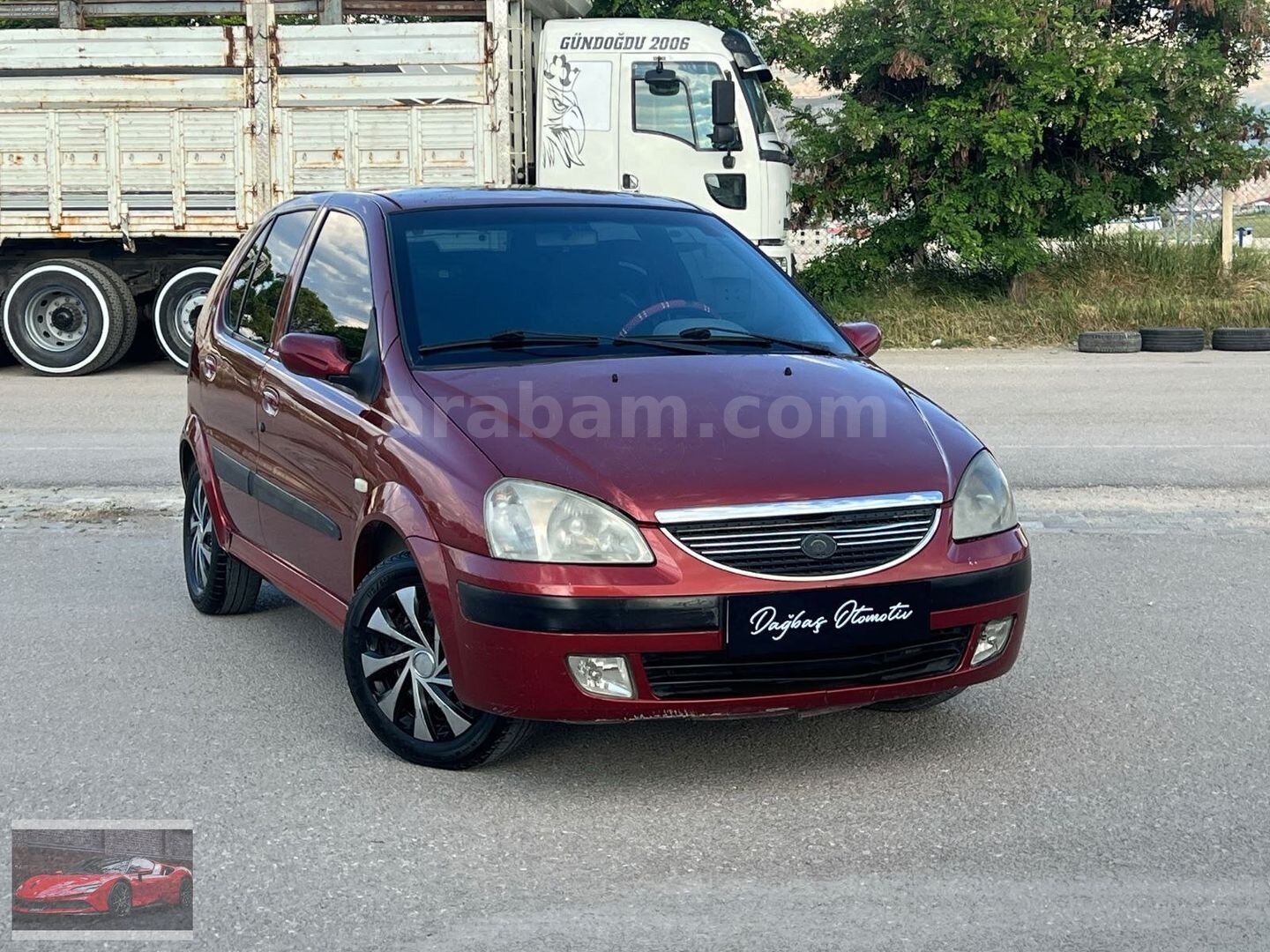 Galeriden Tata Indica 1.4 TDI Comfort 2007 Model Van 120.000 km Kırmızı 4