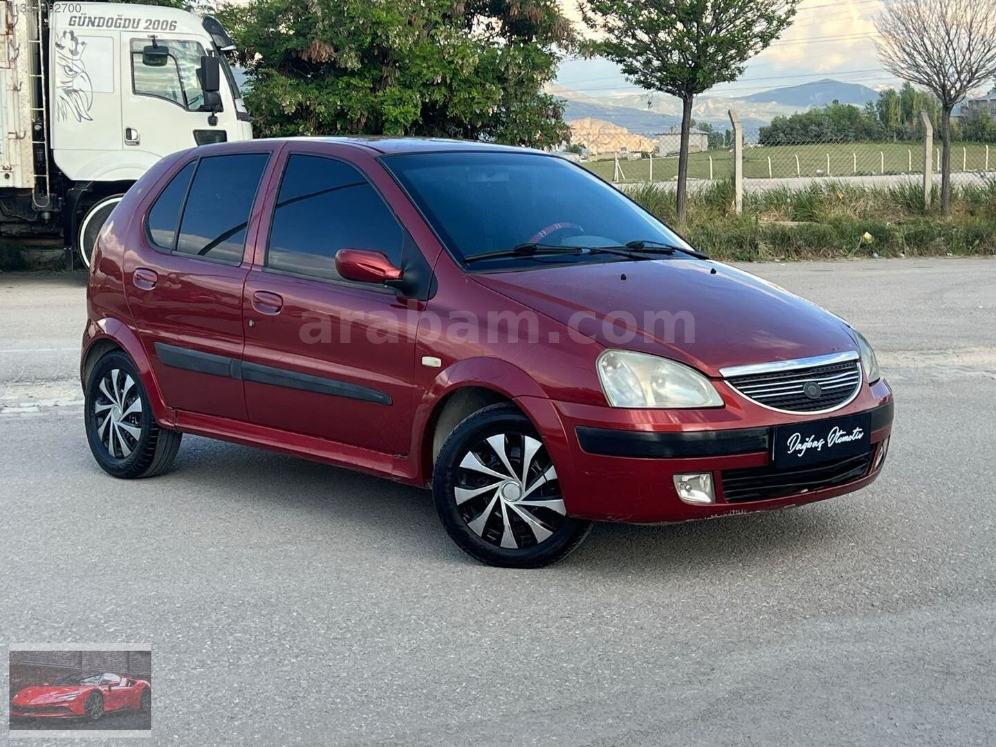 Galeriden Tata Indica 1.4 TDI Comfort 2007 Model Van 120.000 km Kırmızı 2