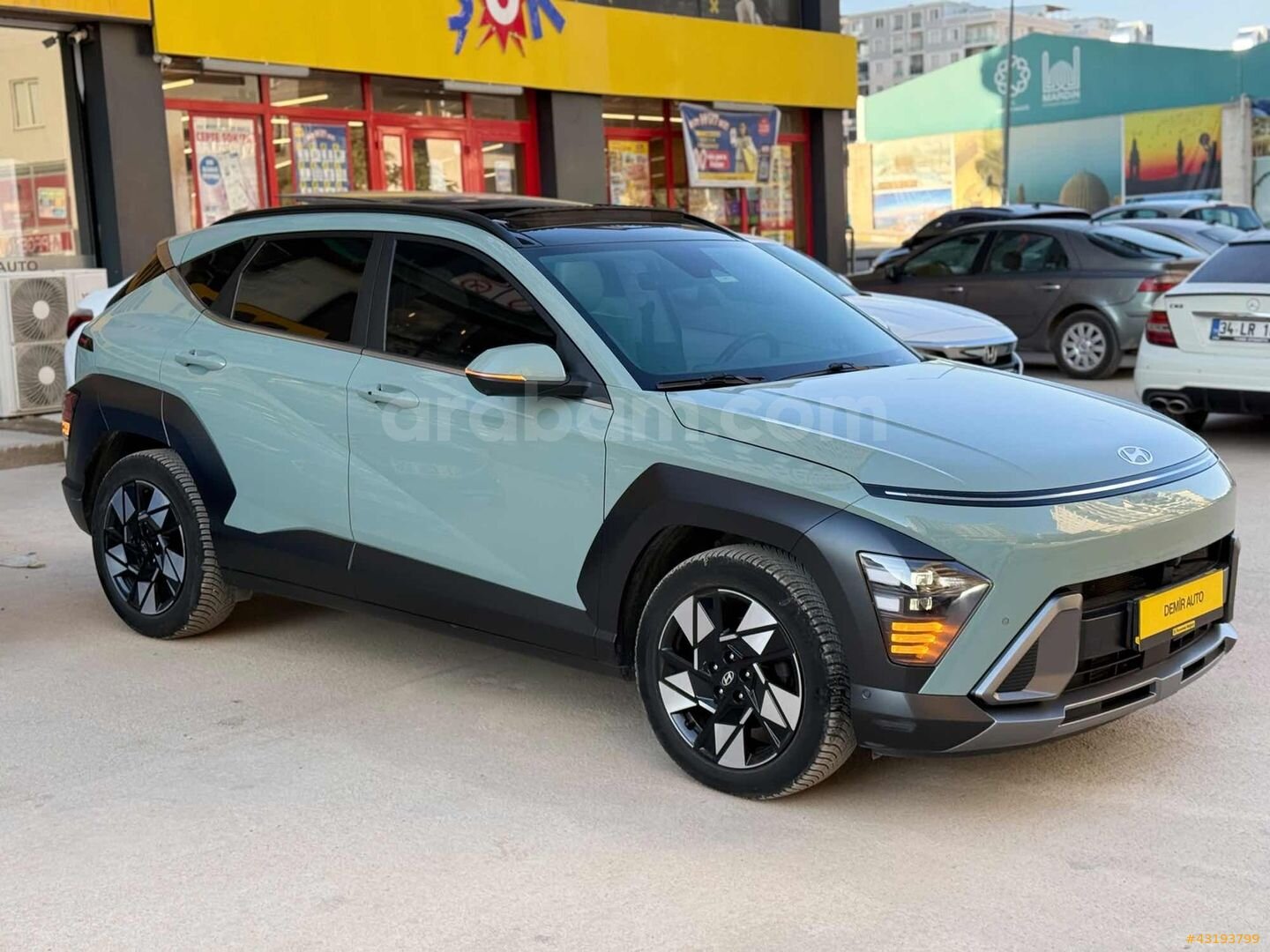Galeriden Hyundai Kona 1.0 T-GDI Elite 2023 Model Mardin 167.000 km Yeşil 4