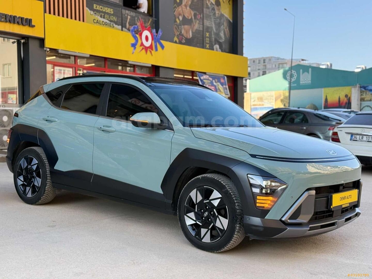 Galeriden Hyundai Kona 1.0 T-GDI Elite 2023 Model Mardin 167.000 km Yeşil 3