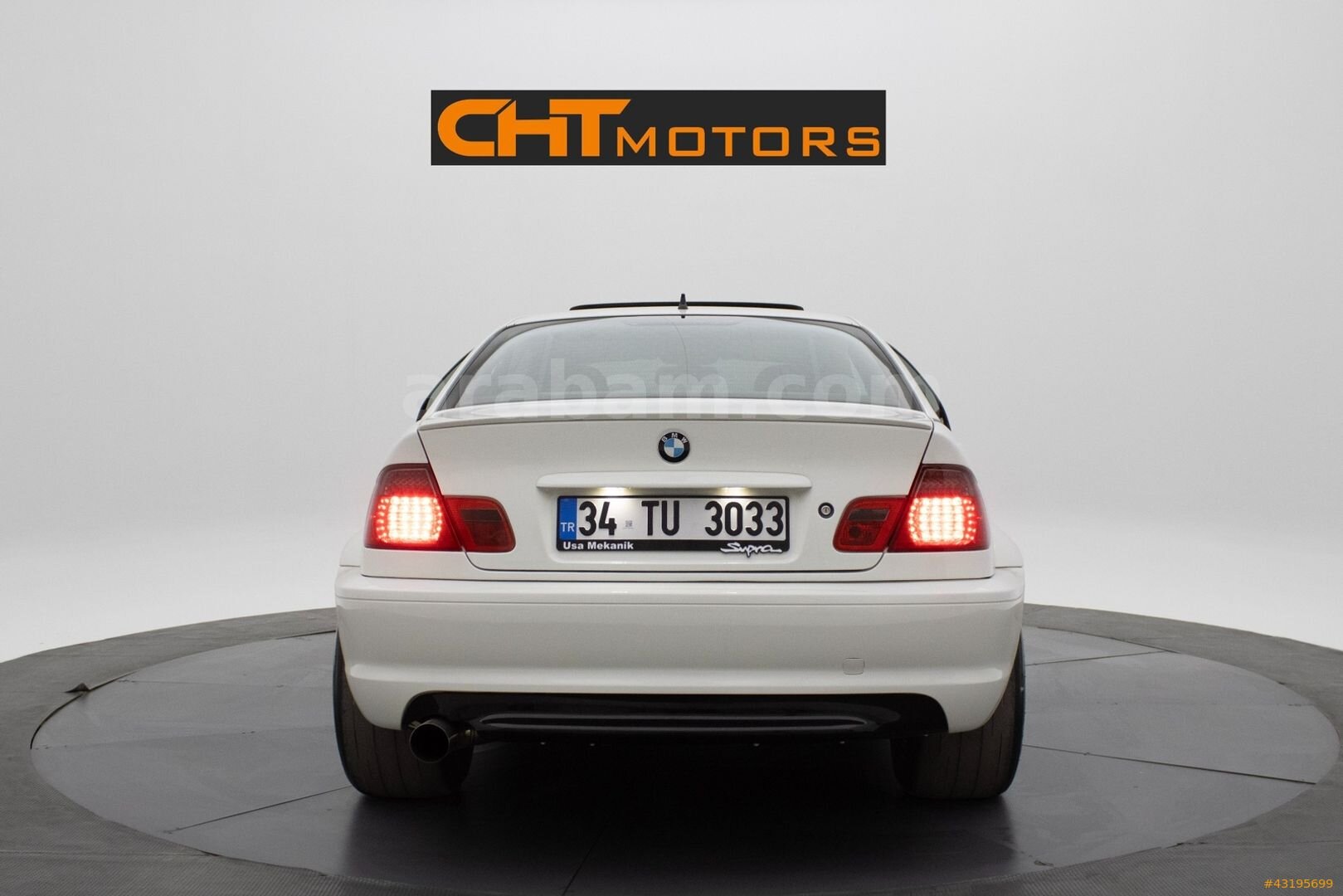 Galeriden BMW M Serisi M3 2000 Model Konya 10.000 km Beyaz 7
