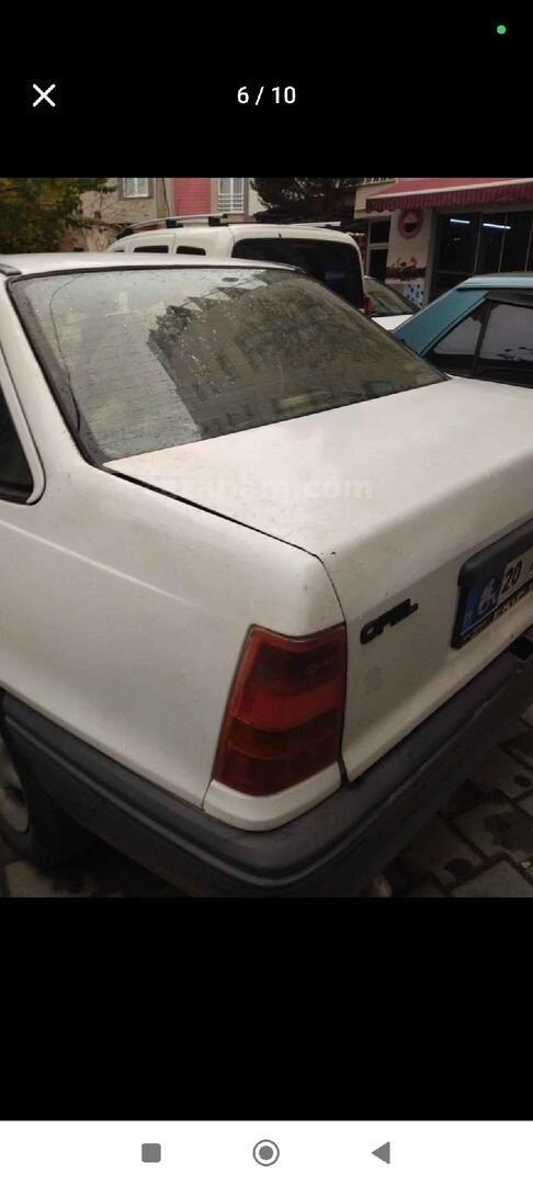 Sahibinden Opel Kadett 1.6 1990 Model Denizli 300.000 km Beyaz 7