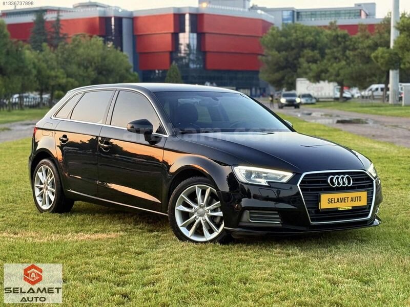 Galeriden Audi A3 Sportback 1.6 TDI Design Line 2016 Model Bursa 170.000 km Siyah 1