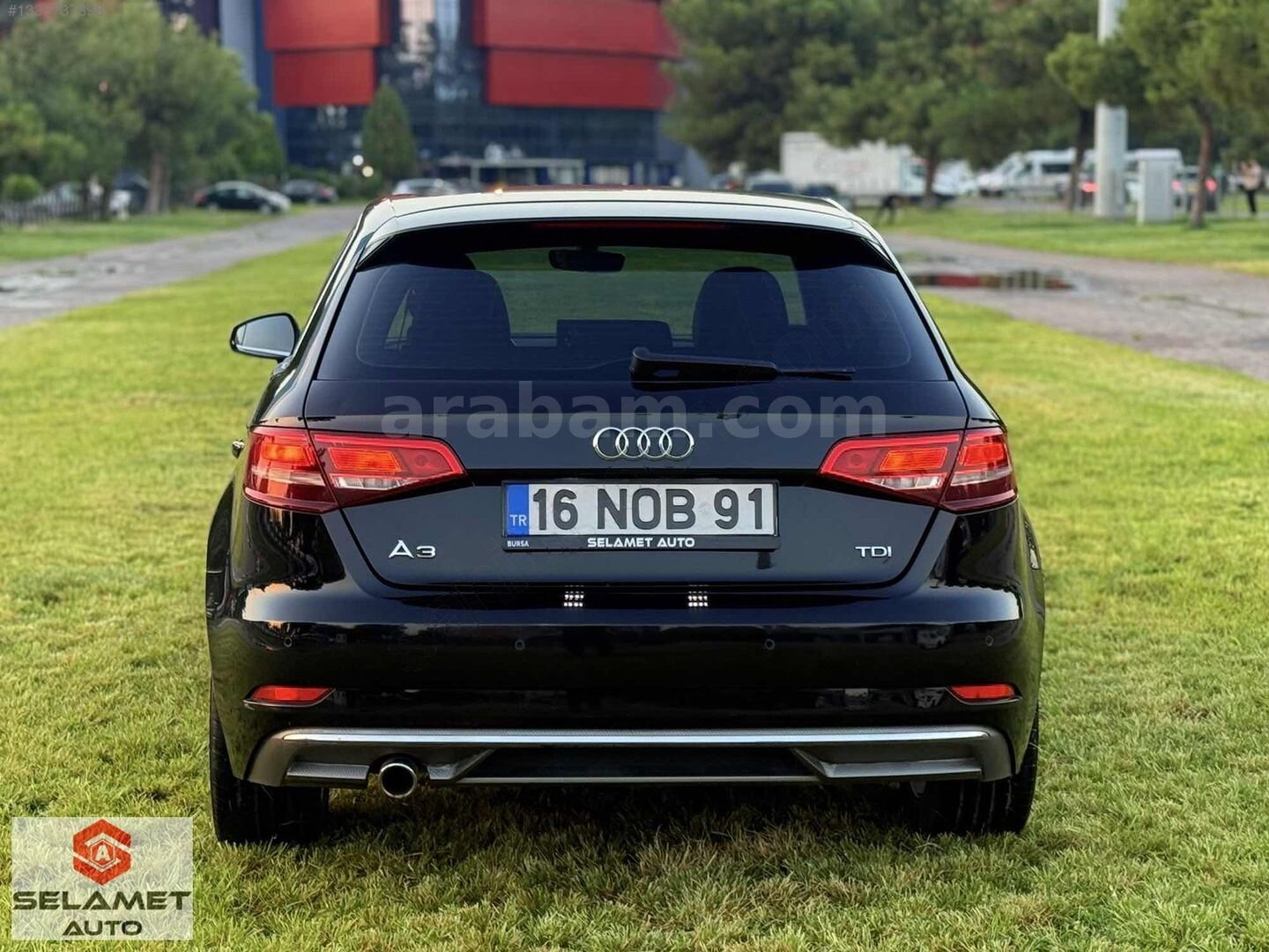 Galeriden Audi A3 Sportback 1.6 TDI Design Line 2016 Model Bursa 170.000 km Siyah 6