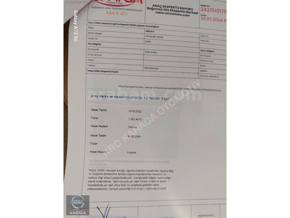 Galeriden Nissan Micra 1.2 Passion 2008 Model İstanbul 141.000 km