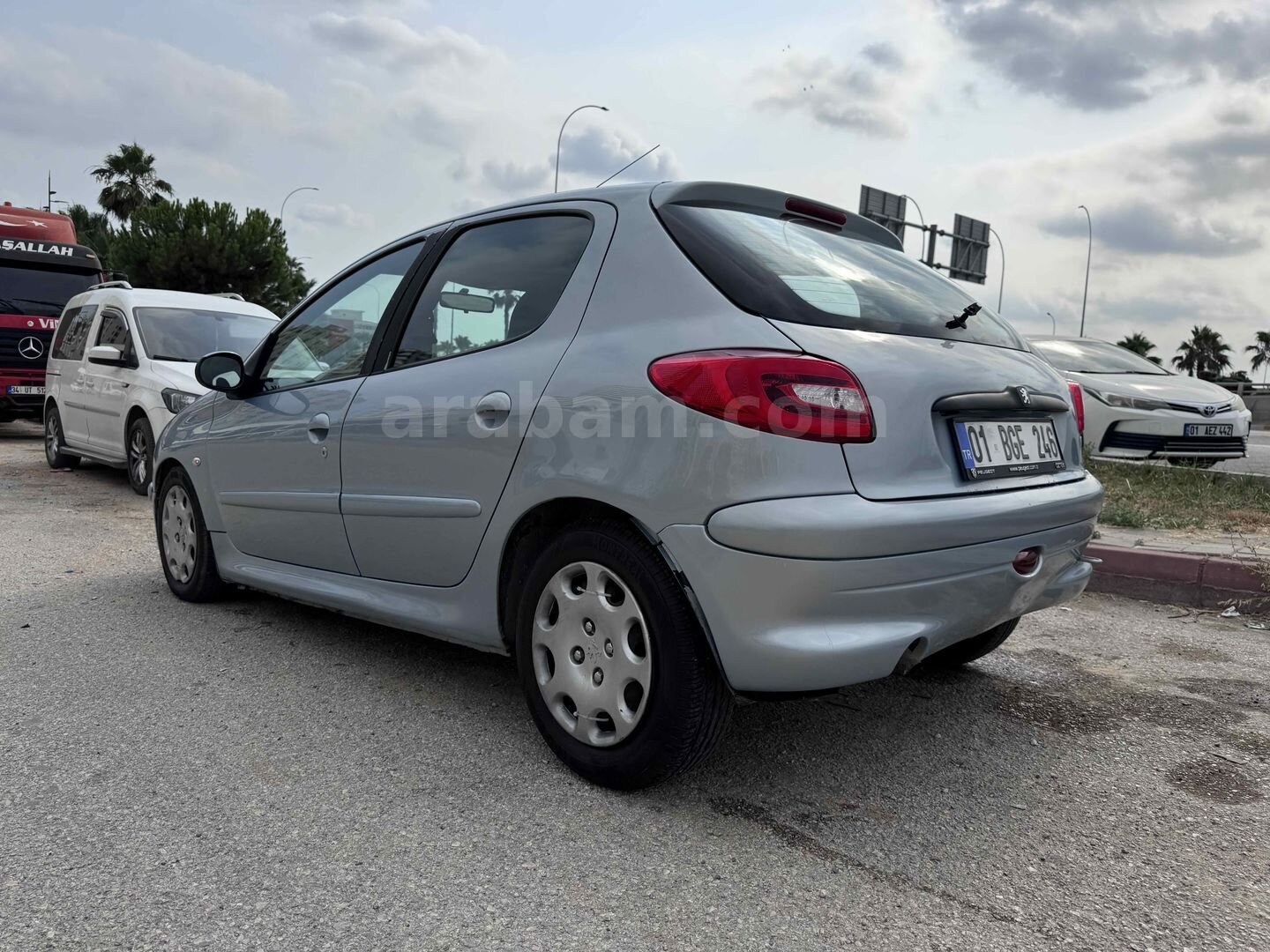 Sahibinden Peugeot 206 1.4 XR 2002 Model Adana 234.000 km Gri (Gümüş) 7