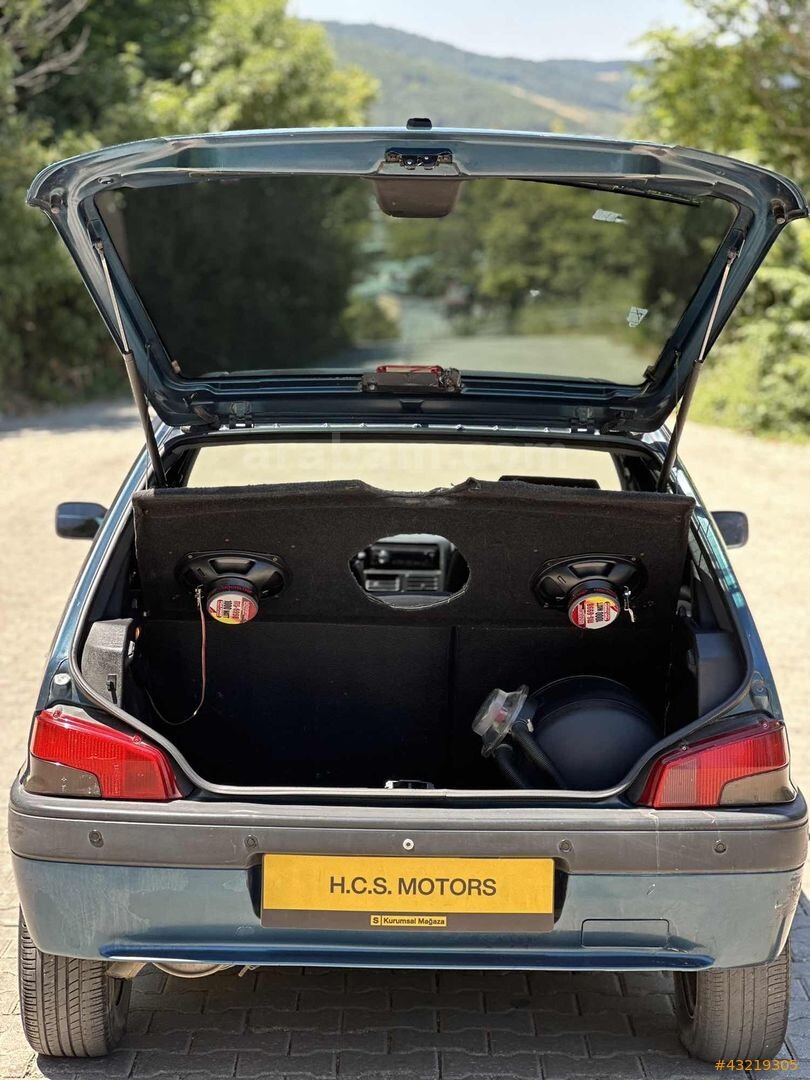 Galeriden Peugeot 106 XT 1996 Model Bursa 204.000 km Mavi 7