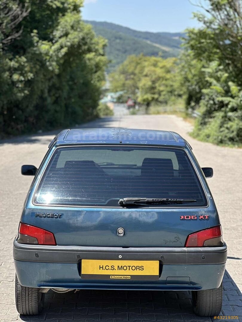 Galeriden Peugeot 106 XT 1996 Model Bursa 204.000 km Mavi 4