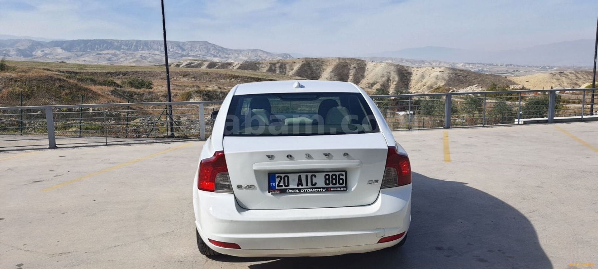 Galeriden Volvo S40 1.6 D 2012 Model Denizli 318.850 km Beyaz 5