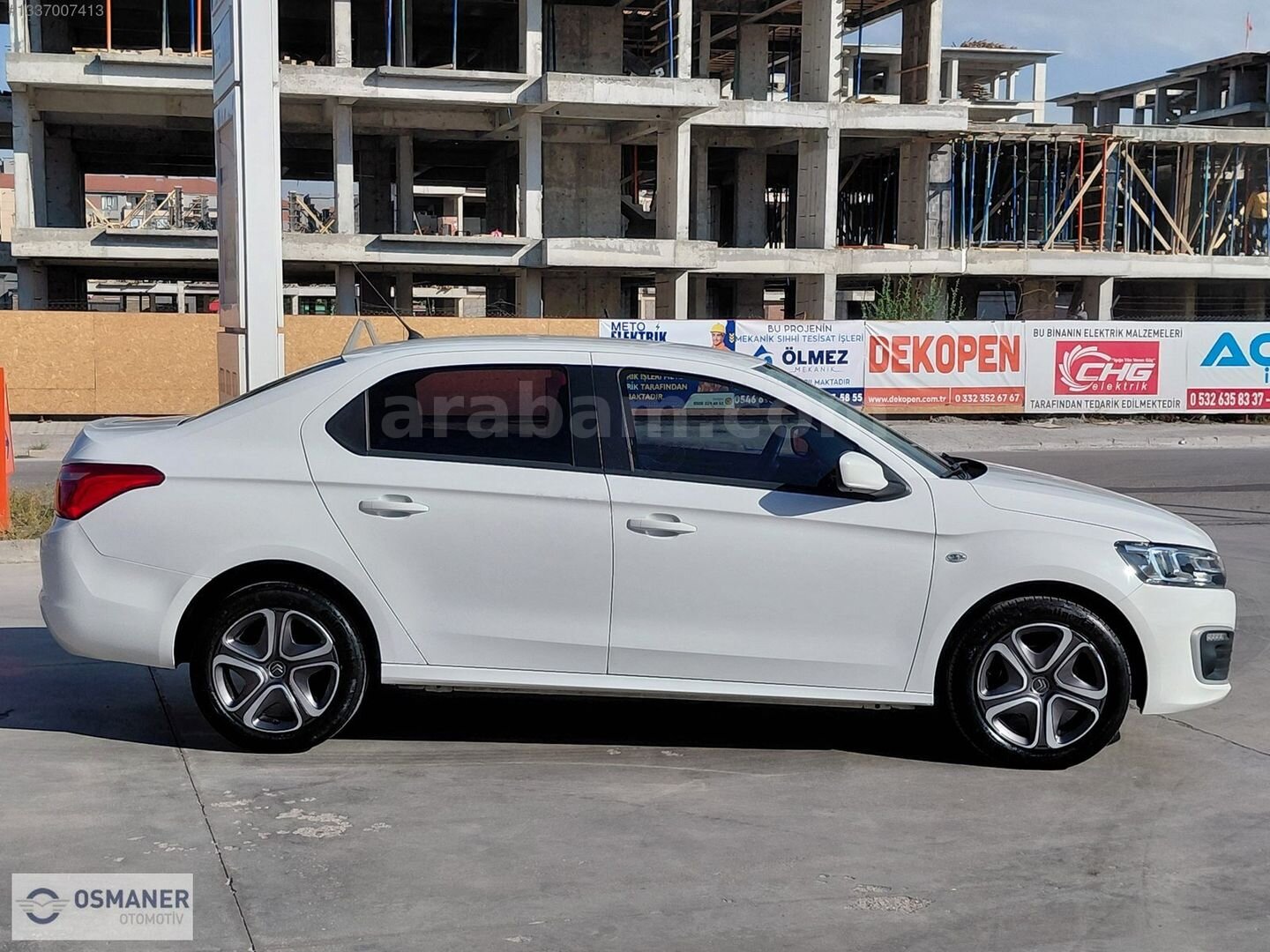 Galeriden Citroen C-Elysée 1.5 BlueHDI Feel 2021 Model Konya 101.977 km Beyaz 6