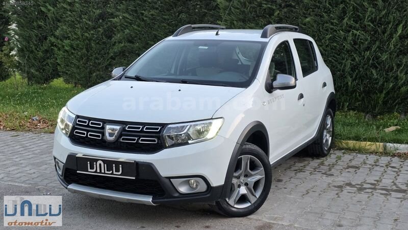 Galeriden Dacia Sandero 0.9 ECO-G Turbo Stepway 2020 Model Balıkesir 111.000 km Beyaz 1