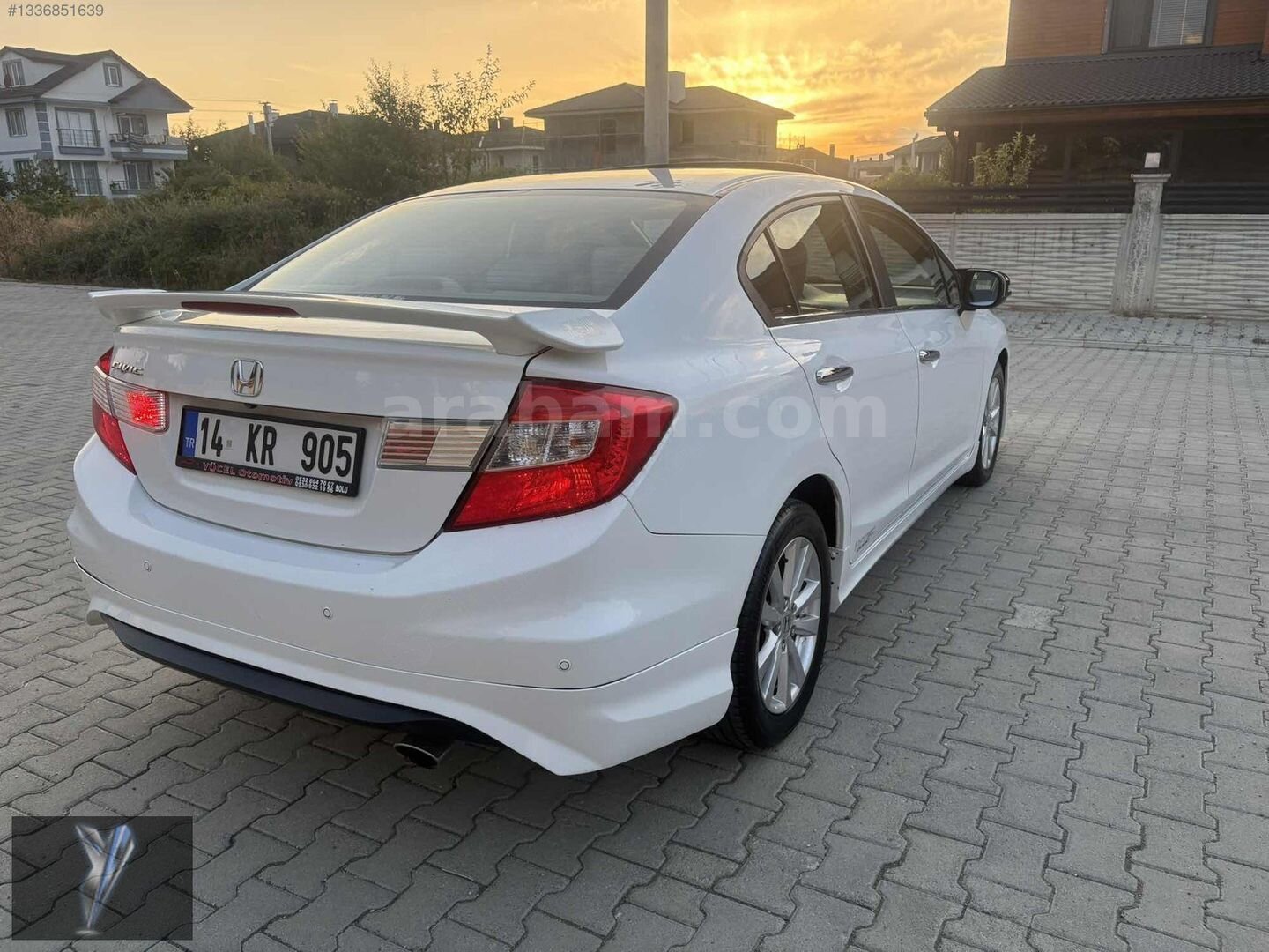 Galeriden Honda Civic 1.6i VTEC Eco Elegance 2013 Model Bolu 147.000 km Beyaz 7
