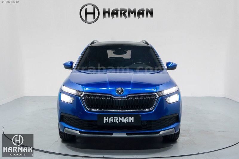 HARMAN'DAN_CAM TAVANLI 2023 KAMIQ 1.0 TSI PREMIUM 90.000'DE_MAVİ