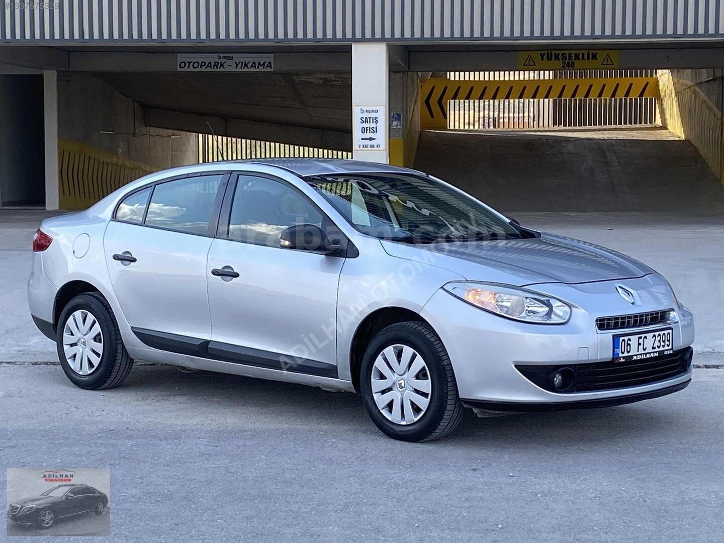 Galeriden Renault Fluence 1.5 dCi Business 2010 Model Ankara 350.000 km Gri 4