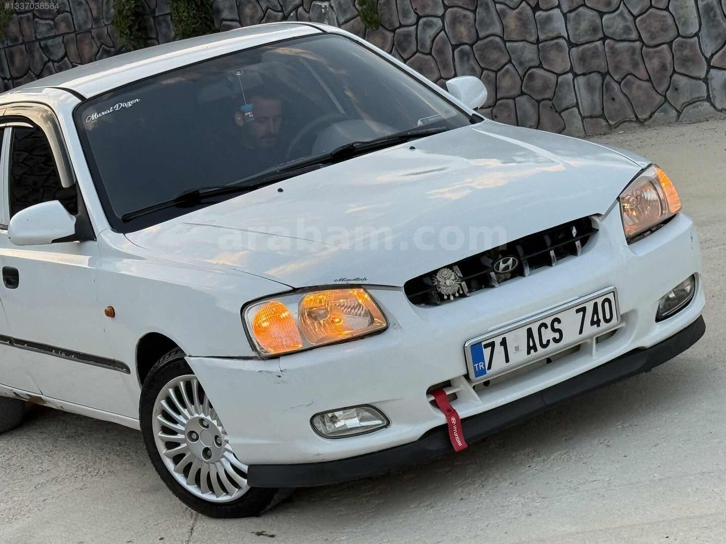 Galeriden Hyundai Accent 1.3 LX 2000 Model Kırıkkale 315.000 km Beyaz 6