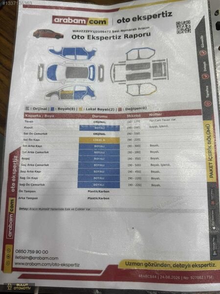 BULUT OTOMOTİV DEN 2017 102000KM Q5 QUATTRO 2 0 TDI 2