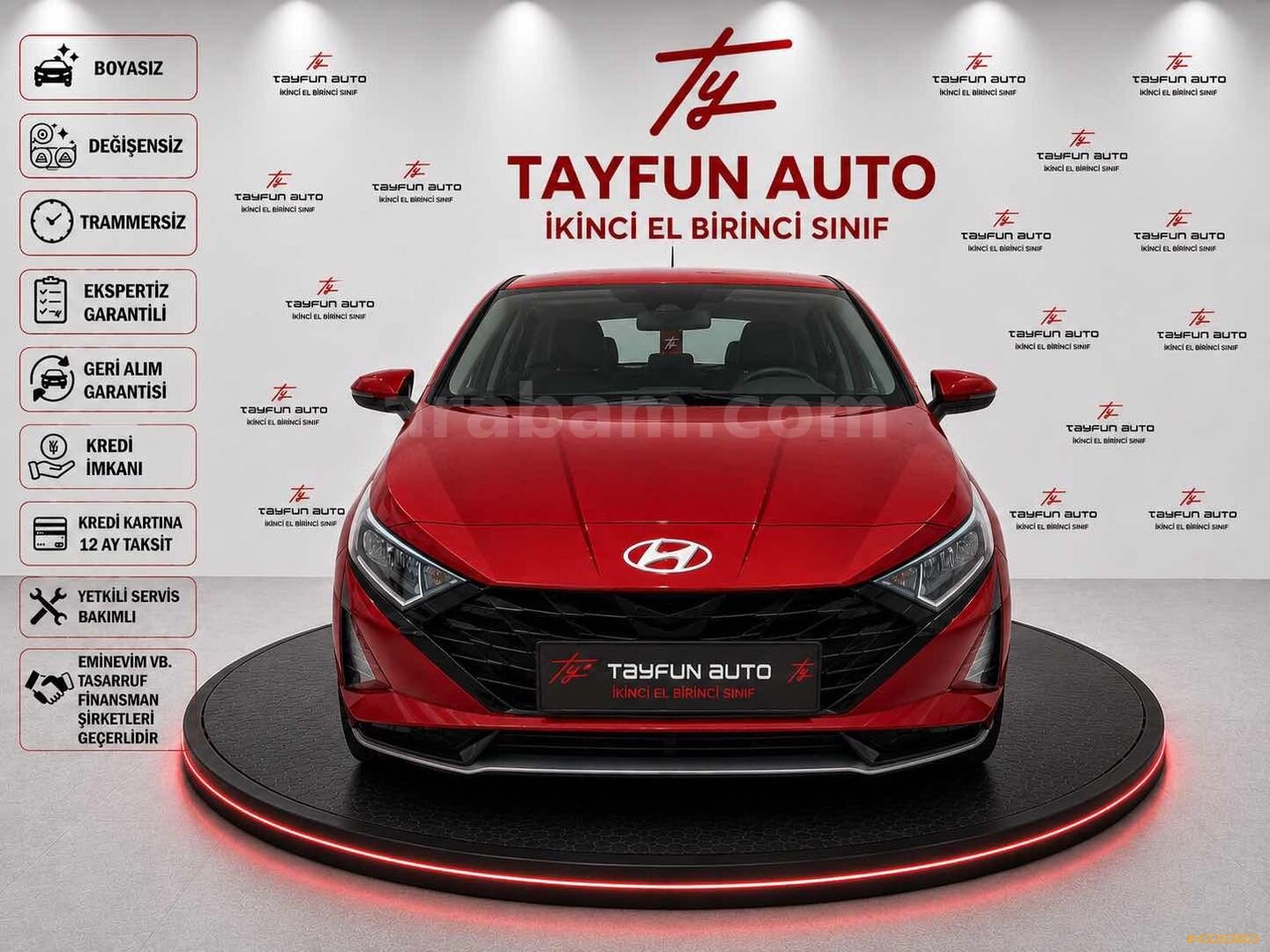 Galeriden Hyundai i20 1.0 T-GDI Jump 2026 Model Sakarya 14.000 km Kırmızı 4