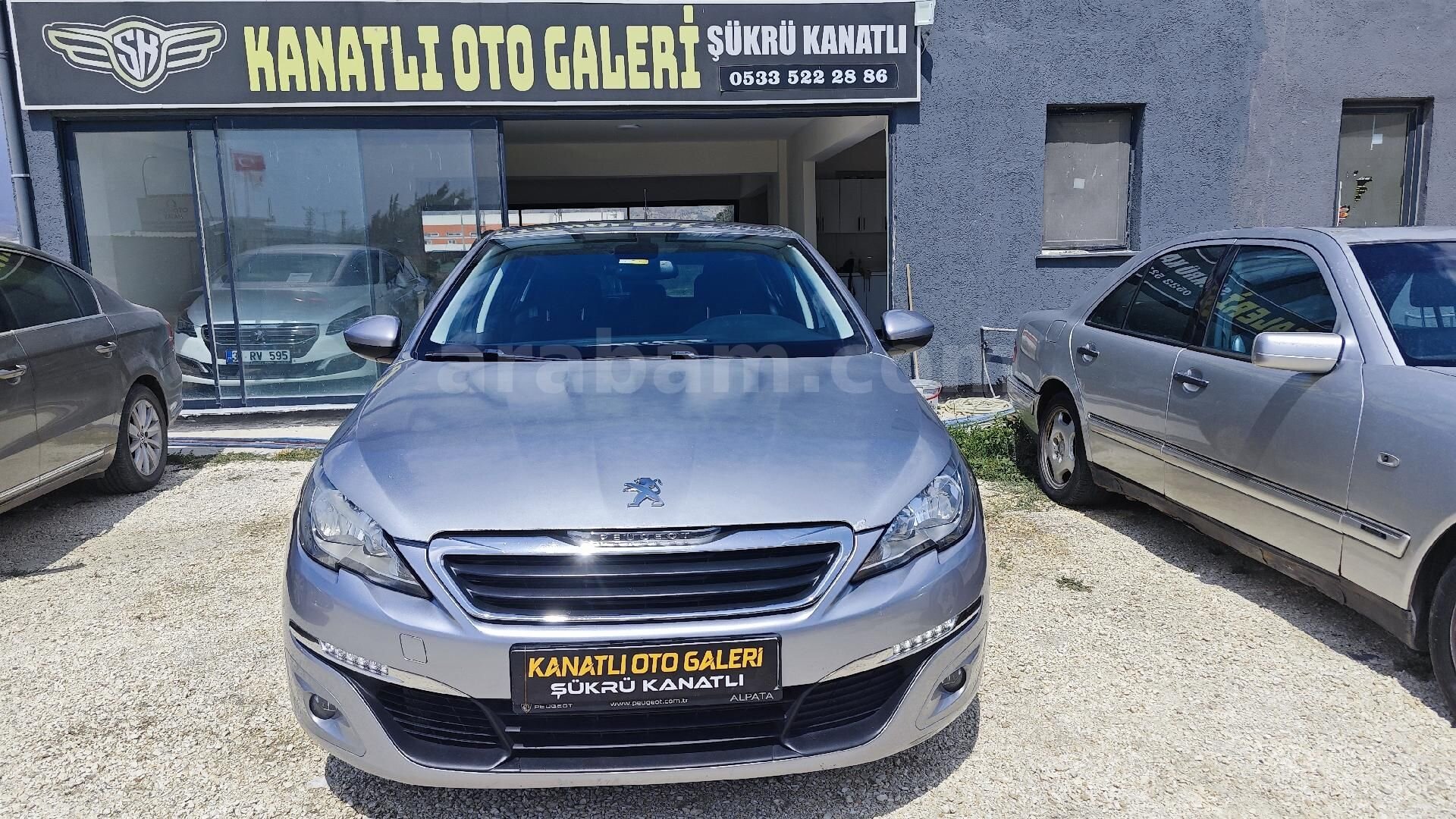 Galeriden Peugeot 308 1.6 HDi Active 2016 Model Hatay 219.000 km Gri 2