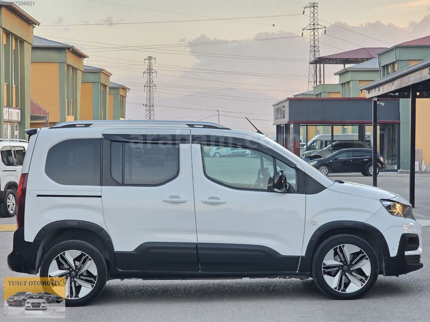 Galeriden Peugeot Rifter 1.5 BlueHDI Allure 2020 Model Van 45.000 km Beyaz 6