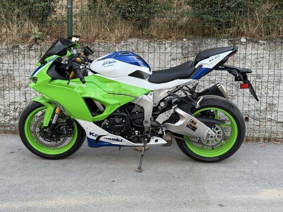 RuRu Sahibinden Kawasaki Ninja ZX 6R 2024 Model Bursa 6.000 km Yeşil