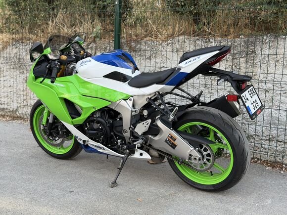 Sahibinden Kawasaki Ninja ZX 6R 2024 Model Bursa 6.000 KM Yeşil