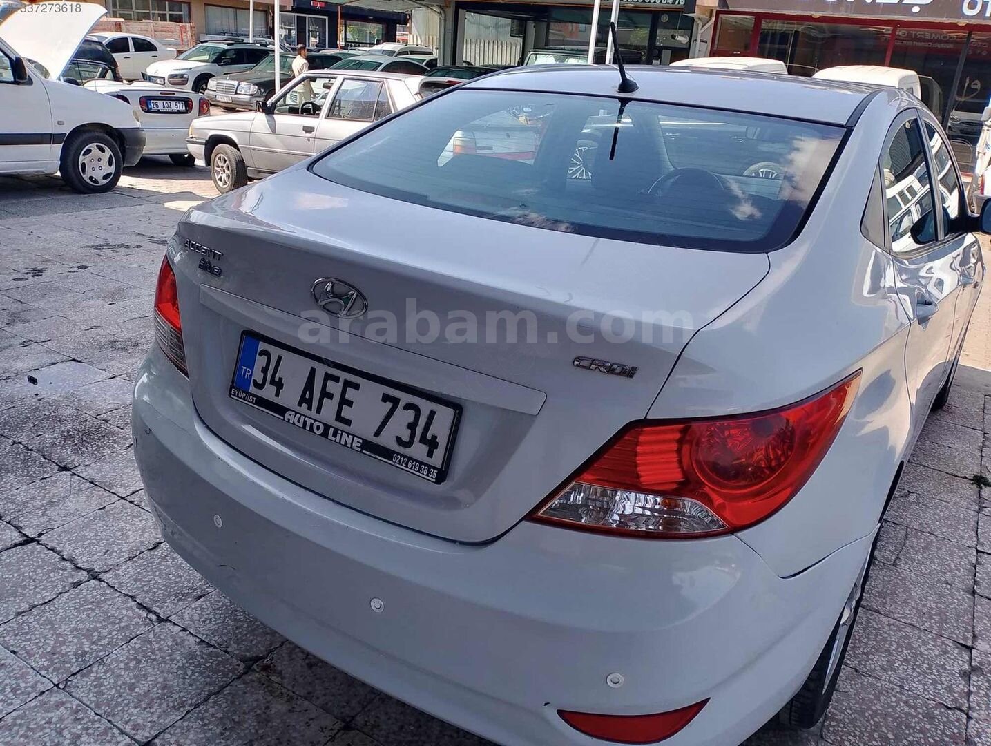 Galeriden Hyundai Accent Blue 1.6 CRDI Mode Plus 2017 Model Eskişehir 197.000 km Beyaz 5