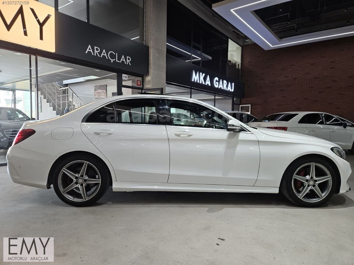 Galeriden Mercedes - Benz C 180 AMG 2015 Model Ankara 150.000 km Beyaz 4