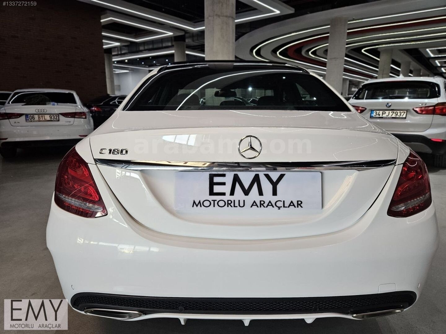Galeriden Mercedes - Benz C 180 AMG 2015 Model Ankara 150.000 km Beyaz 7