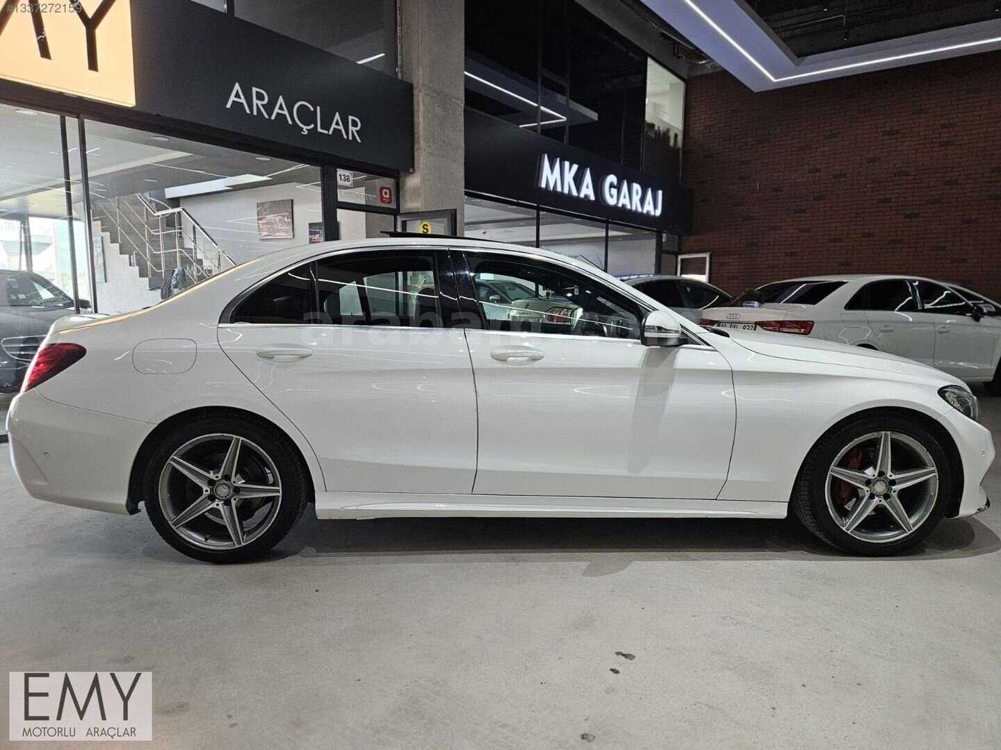 Galeriden Mercedes - Benz C 180 AMG 2015 Model Ankara 150.000 km Beyaz 5