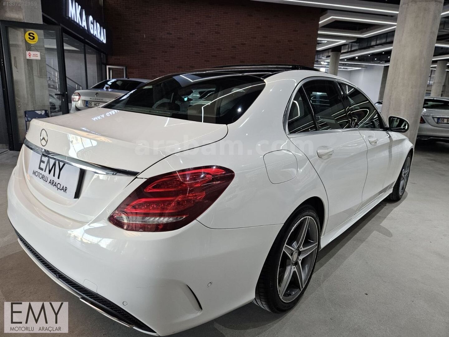 Galeriden Mercedes - Benz C 180 AMG 2015 Model Ankara 150.000 km Beyaz 6