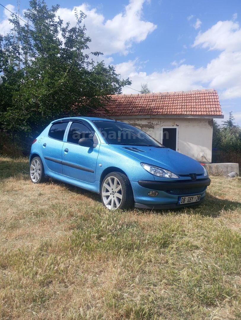 Sahibinden Peugeot 206 1.6 XT 2000 Model Ankara 280.000 km Mavi