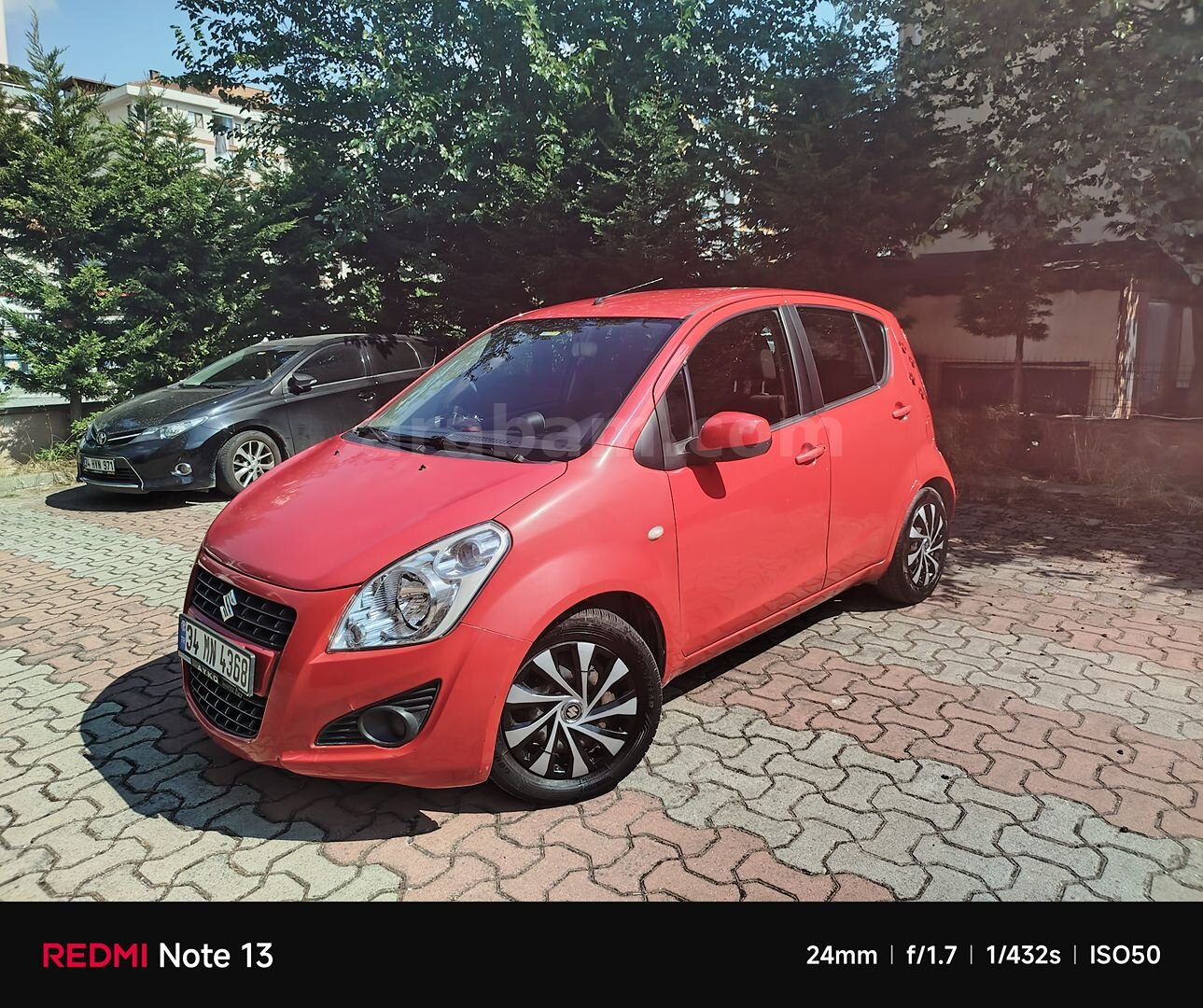 7 Yıllık Sahibinden Kırmızı Otomatik Suzuki Splash 1.2 GLS 2013 tescilli 1