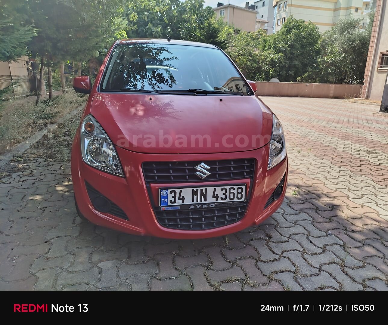 7 Yıllık Sahibinden Kırmızı Otomatik Suzuki Splash 1.2 GLS 2013 tescilli 4