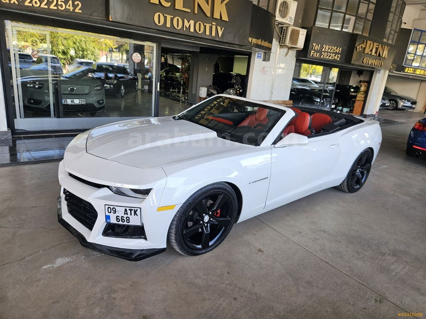 Galeriden Chevrolet Camaro 3.6 2012 Model İzmir 140.000 km Beyaz 3