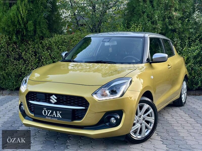 Galeriden Suzuki Swift 1.2 Hibrit GL Techno 2022 Model Kütahya 26.000 km Sarı