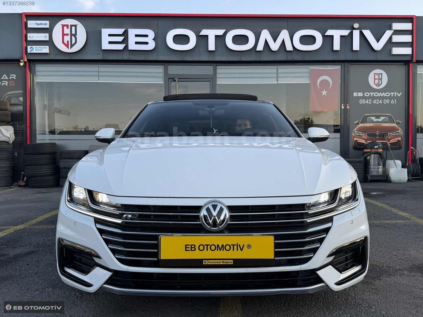 Galeriden Volkswagen Arteon 1.5 TSI R Line 2018 Model İstanbul 92.000 km Beyaz 3