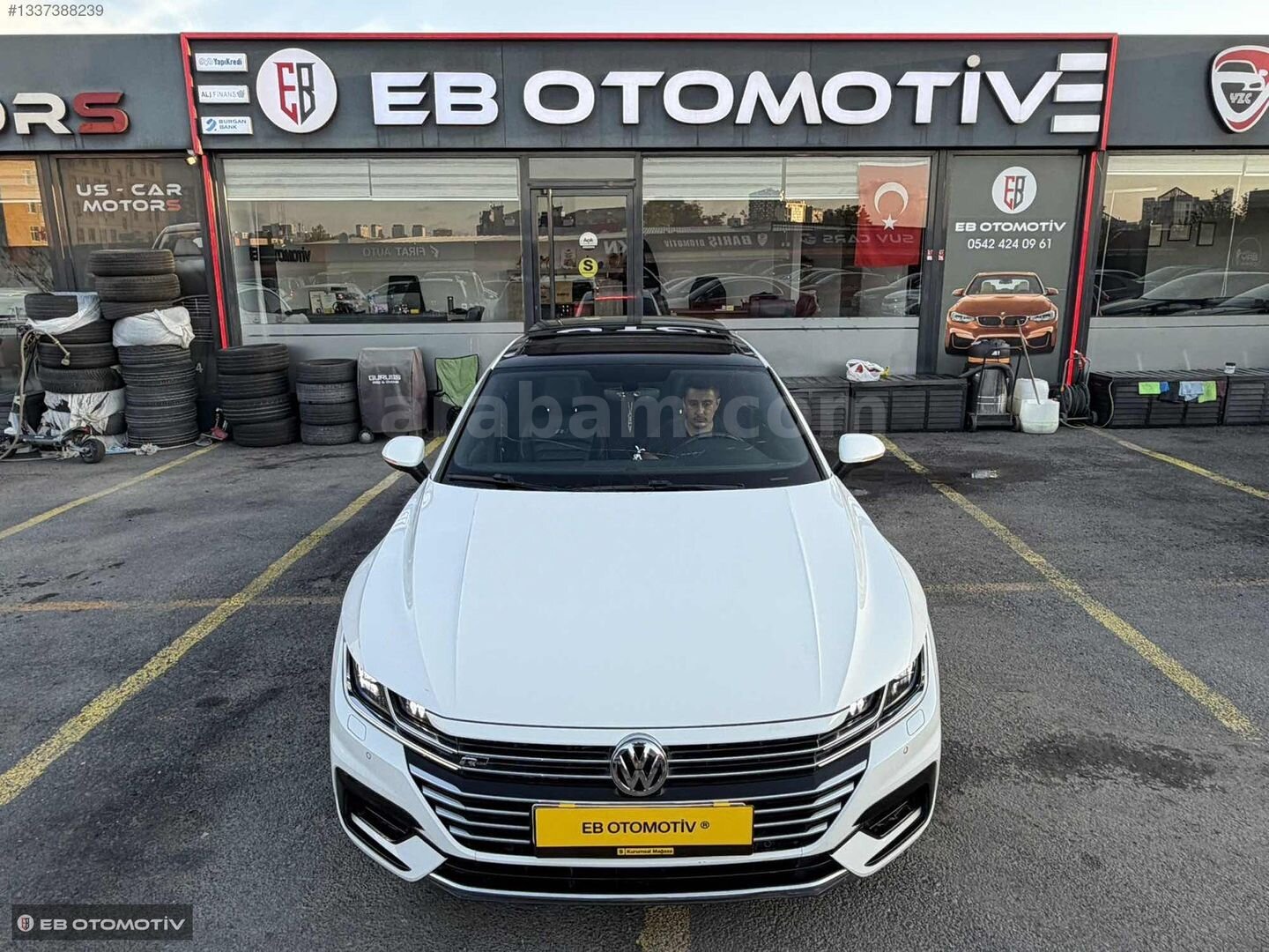 Galeriden Volkswagen Arteon 1.5 TSI R Line 2018 Model İstanbul 92.000 km Beyaz 4