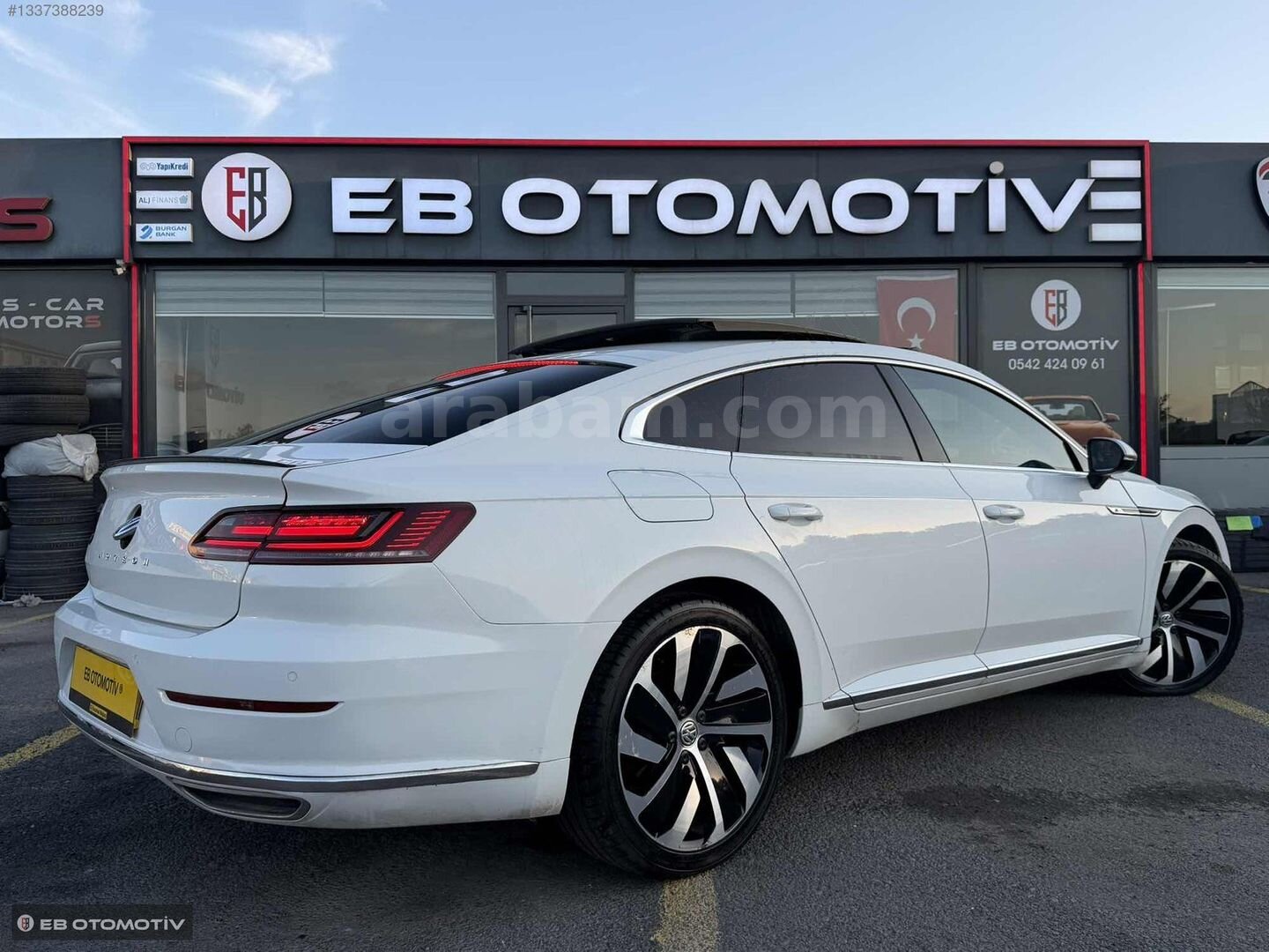 Galeriden Volkswagen Arteon 1.5 TSI R Line 2018 Model İstanbul 92.000 km Beyaz 7