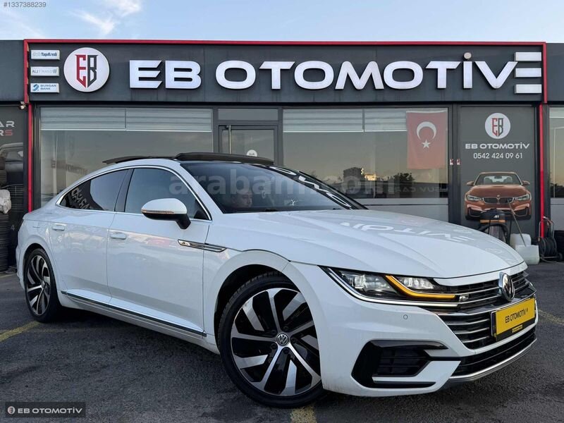 Galeriden Volkswagen Arteon 1.5 TSI R Line 2018 Model İstanbul 92.000 km Beyaz