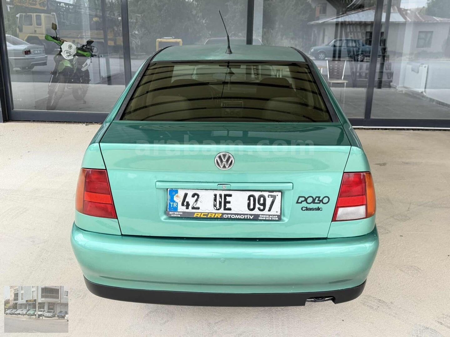 Galeriden Volkswagen Polo 1.6 Classic 1997 Model Konya 330.000 km Yeşil 5