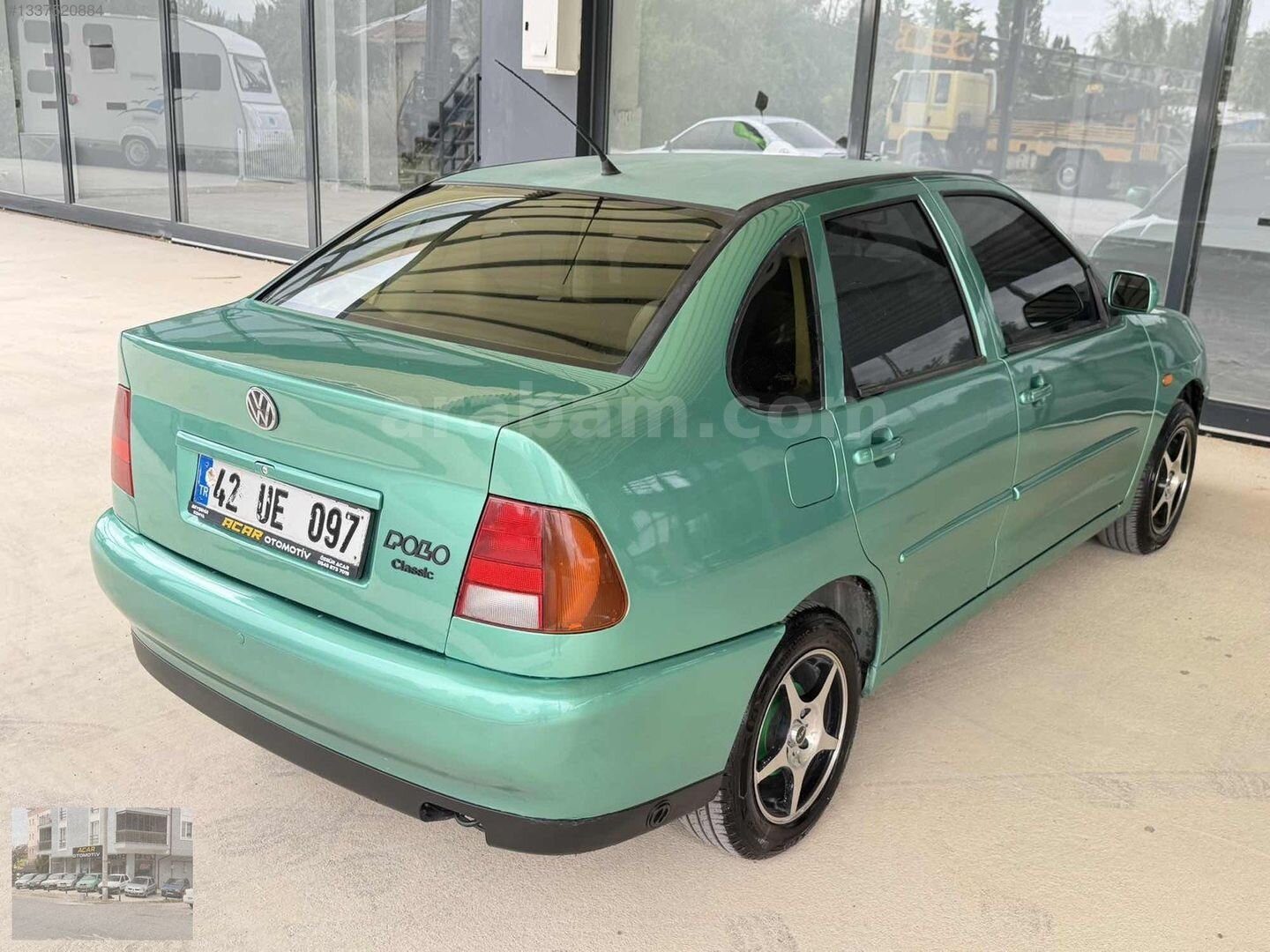 Galeriden Volkswagen Polo 1.6 Classic 1997 Model Konya 330.000 km Yeşil 6