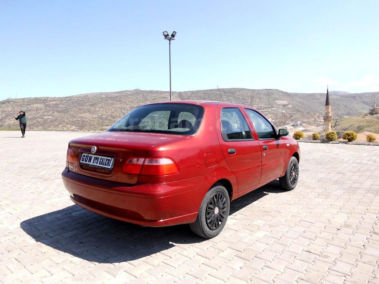 Galeriden Fiat Albea Sole 1.4 Fire Active 2008 Model Nevşehir 230.000 km Bordo 3